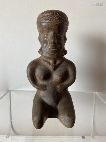 Pre-Columbian Reproduction Statue ~12in x 6in x 6in