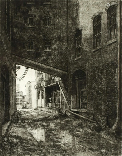 DOUG OSA (BORN 1952) PENCIL SIGNED ETCHING