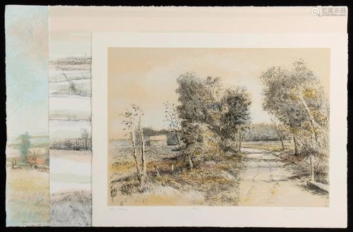 ROBERT SUDLOW (1920-2010) PENCIL SIGNED LITHOGRAPHS