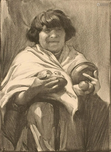 AFTER GERALD CASSIDY (1869-1934) LITHOGRAPH