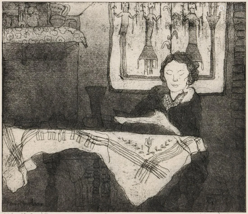 MARY HUNTOON (1896-1970) FEDERAL ART PROJECT ETCHING