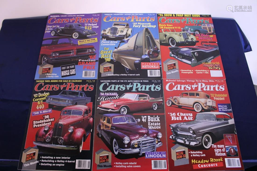 6 Issues of Cars and Parts Magazine