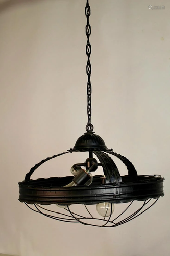 Industrial Overhead Heater Converted Lamp