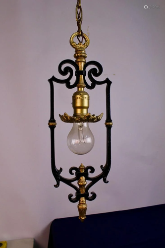 Ca.1925 Spanish Influence Pendant Light