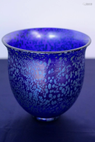 Loetz Papillon Pattern Iridescent Glass Vase
