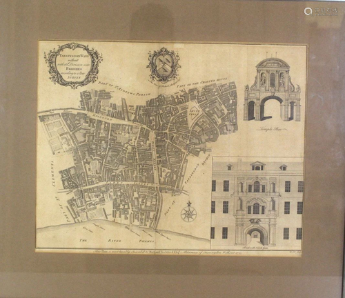 1755 Period Farringdon Ward Map