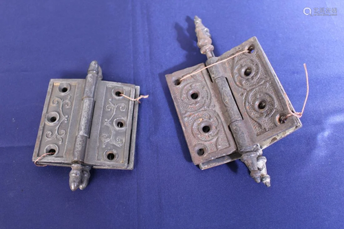 Pair of Antique Door Hinges