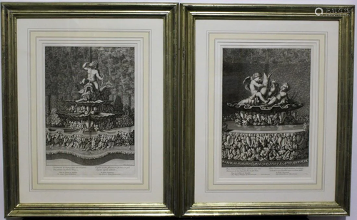 Two 17th Century French Signed Copper Engravings