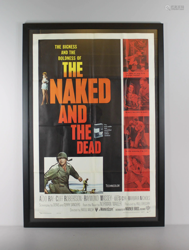 The Naked and The Dead Vintage Movie Poster