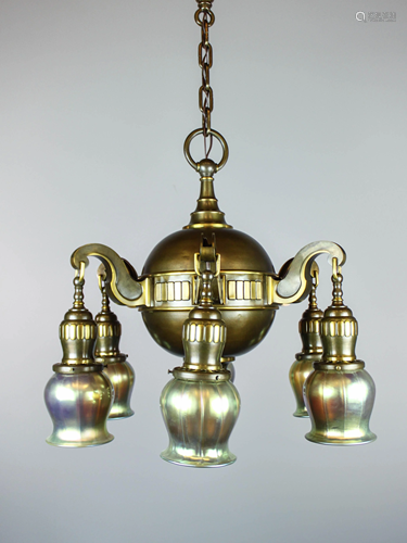 Edwardian Ball Light Fixture (6 Light)