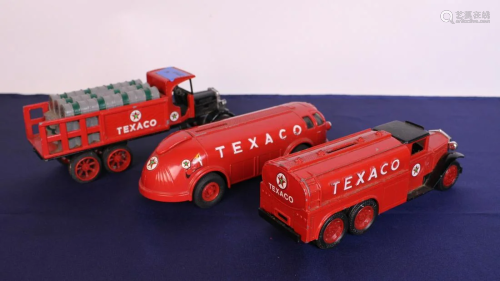 3 Texaco Toy Trucks