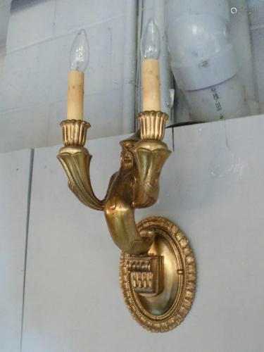 Unusual Figural Wall Sconce (2 Arm)