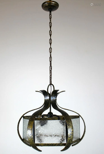 Mid Century Modern Iron Fixture