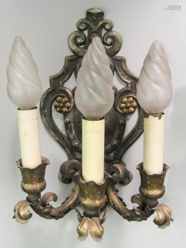 Caldwell Arts and Crafts Wall Sconce (3 light)