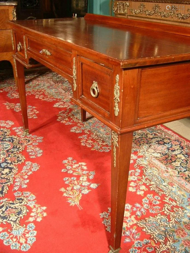 C. 19th Century Mahogany French Empire Desk