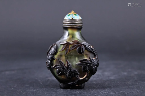 Qing Peking Glass Snuff Bottle