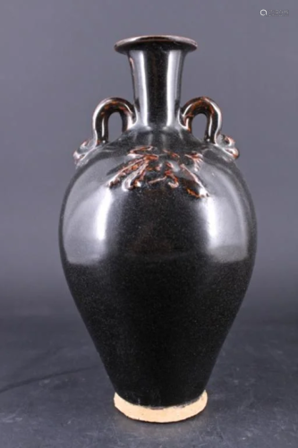 Chinese Song Porcelain Black Vase