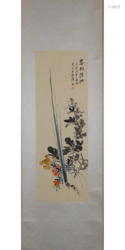 A PAINTING OF FLOWER ARRANGEMENT, ZHANG DAQIAN