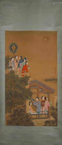 A PAINTING OF LADIES IN PAVILION, FEI DANXU