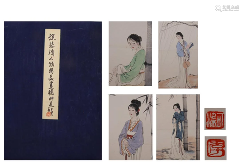 A PAINTING ALBUM OF LADIES, XU BEIHONG