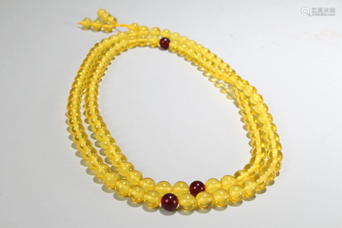 A Chinese Necklace Display