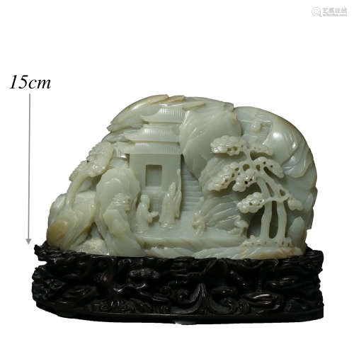 HETIAN JADE SHANZI, QING DYNASTY, CHINA