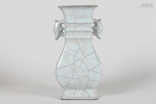 A Chinese Ancient-framing Porcelain Fortune Vase