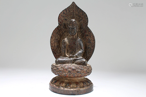 Chinese Fortune Religious Buddha Statue