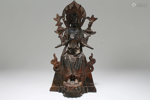 Chinese Religious Fortune Statue