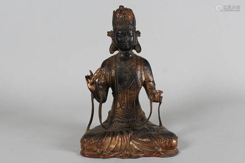 Chinese Fortune Religious Buddha Statue