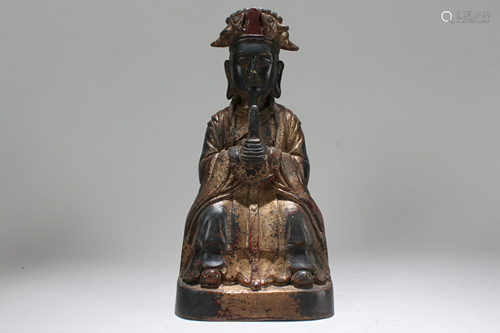 Chinese Religious Fortune Statue