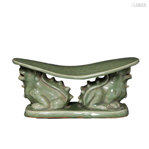 SONG DYNASTY, CELADON PILLOW, CHINA