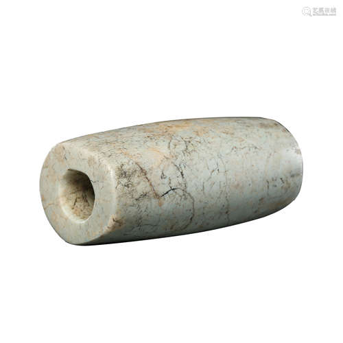 HONGSHAN CULTURE, JADE PIPE, CHINA