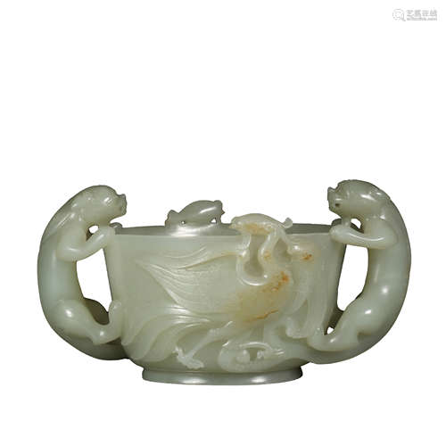 MING DYNASTY HETIAN JADE CUP, CHINA