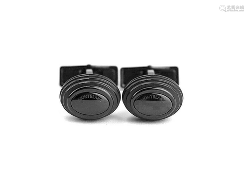 Montblanc Cufflinks Urban Speed PVD 112929 No Box