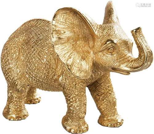 Jay Strongwater Effie Gold Elephant Figurine