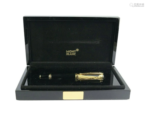 MONTBLANC STAINWAY PATRON OF ART 18K GOLD LTD 4810