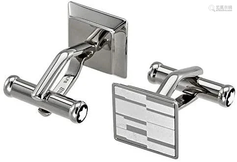 Mont Blanc Iconic Lines Mystery Motif Cufflinks