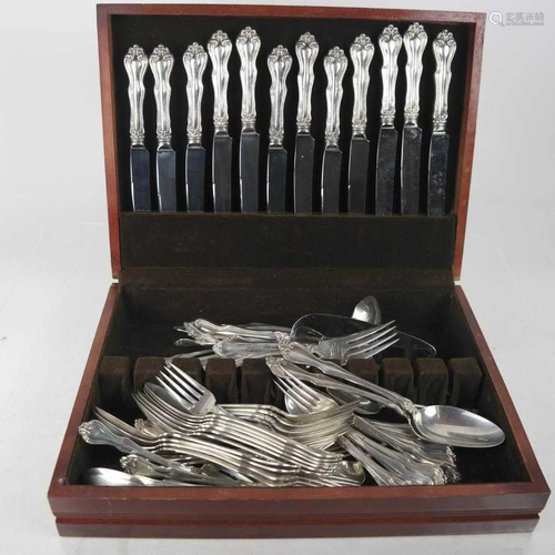 Westmorland Sterling Silver Flatware Service Set 79 Pc