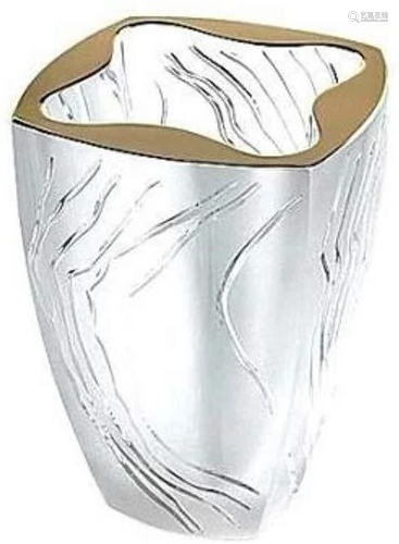 Lalique YASNA Clear Crystal VASE