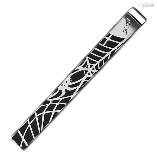 Montblanc 114710 Tie Bar Spider Web Motif & PVD Finish