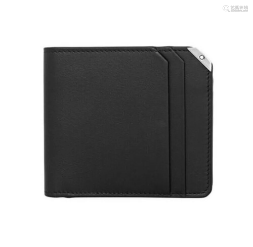 MONTBLANC 114667 URBAN SPIRIT BLACK LEATHER BIFOLD