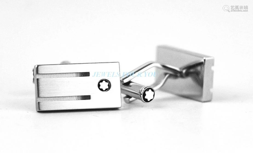 MONTBLANC STAINLESS STEEL CUFFLINKS