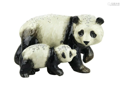 JAY STRONGWATER BAI YUN & SU LIN PANDA MOTHER & CHILD