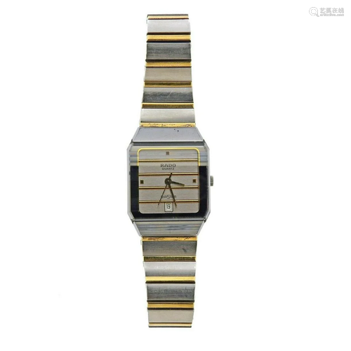 Rado Diastar 18K Yellow Gold Stainless Steel Watch