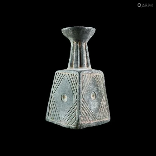 Bactrian Stone Kohl Container