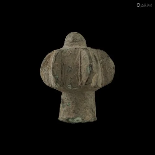 Ancient Bactrian Bronze Macehead
