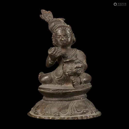 Bronze Sculpture of Bal Krishna