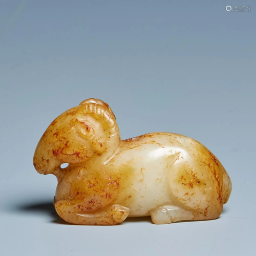 Jade sheep in Ming Dynasty Lot29-75 from the same