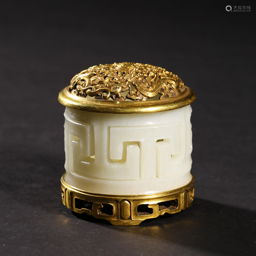 Qing Dynasty: Wanshou pattern fragrance (the bottom